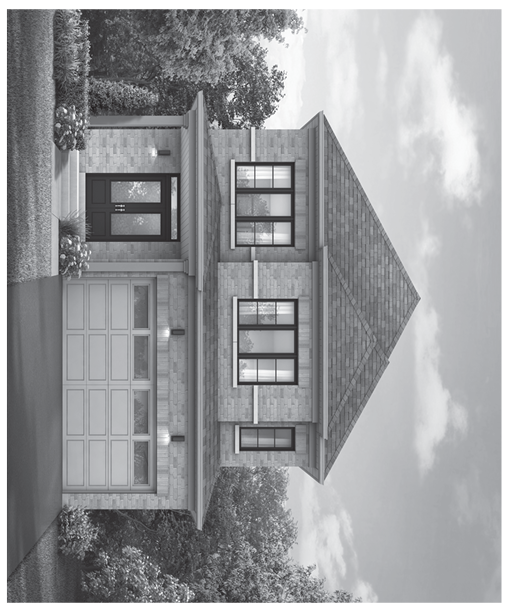 Original supplied front elevation drawing